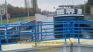 》Sluis Helmond 》5 december 2025 🌐🚢