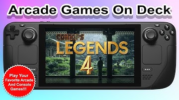 CoinOPS Legends 4 Running On Steam Deck | Install & Configuration Guide 2023