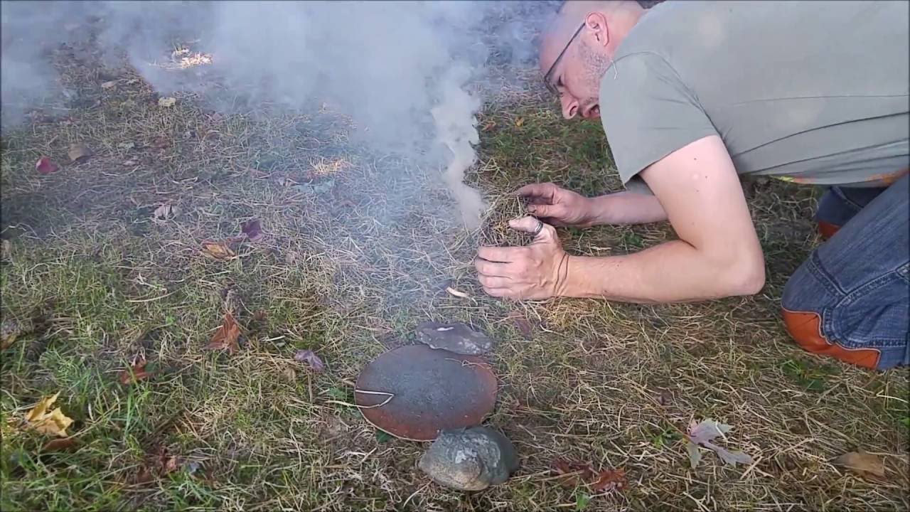 Feu Par Percussion 100% Primitif - Pyrite & Silex