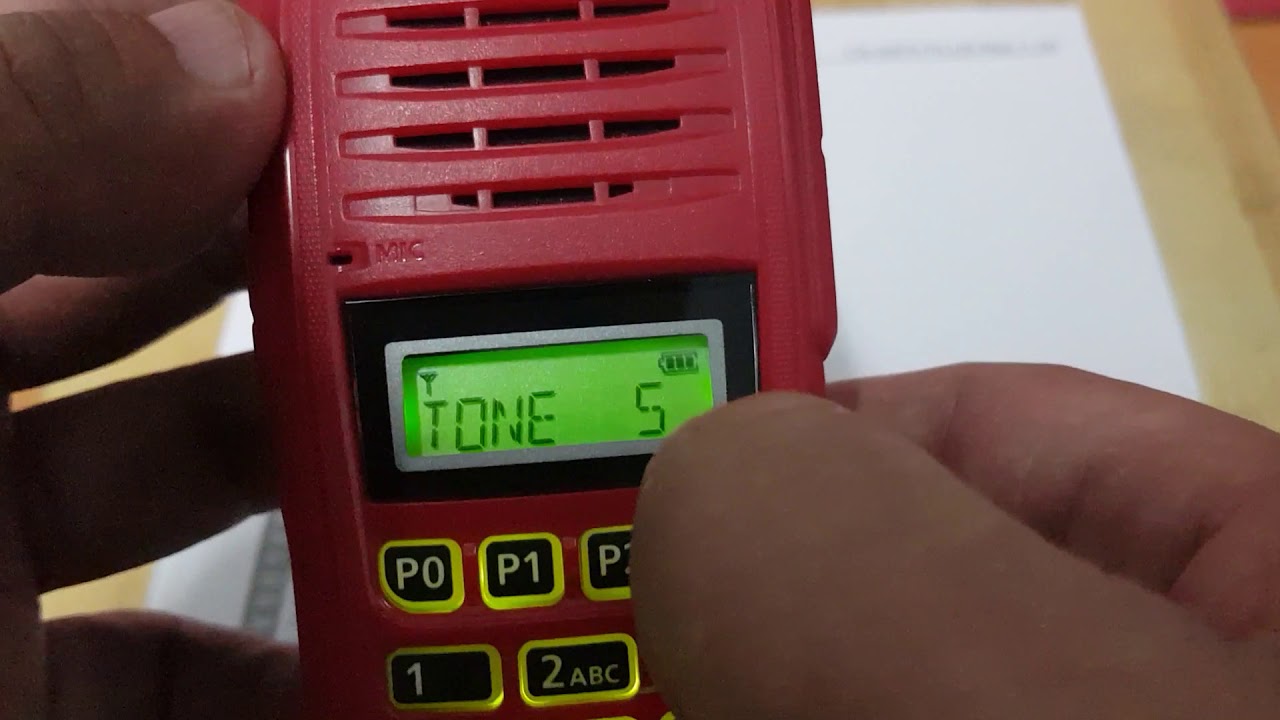 วิธีเช็คโทน (Tone Checking) Icom 50FX