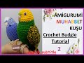 AMİGURUMİ MUHABBET KUŞU / AMİGURUMİ BİRD /AMİGURUMİ BUDGİE FREE PATTERN/ PART 2