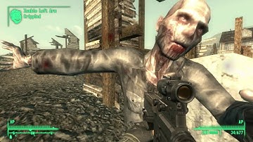 Fallout 3 AWOP - Loot Crates Walkthrough Part 3 on Very Hard, Max Enemies & Zombies