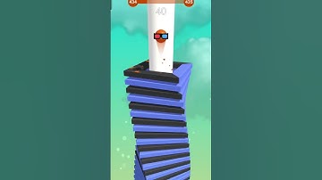 Stack Ball🥎🏐cool gameplay with Notan 9#stack ball3d#stackballgame#funny #stackball#shorts