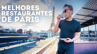 MELHORES RESTAURANTES DE PARIS com PREÇOS 2024 - Onde comer na França com vista pra Torre Eiffel?