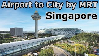 Singapore Changi Airport - Arrival/Departure Hall - MRT to City Center