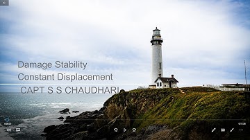 Ship Stability Video 84: Damage Stability, Constant Displacement Principles