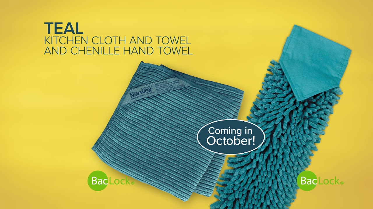 Norwex Teal Kitchen Set And Chenille Hand Towel You Norwex Teal Kitchen Set And Chenille Hand Towel