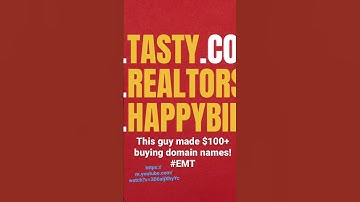 This guy made $100m selling buying website domain names! #EMT #money #investing #millionaire