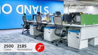 Office Of the Week - Featherlite Office Furnishing Project for Samsung Offices