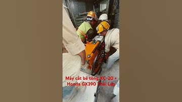 Máy cắt bê tông Vifuco KC20 lắp động cơ Honda GX390 Thái Lan.