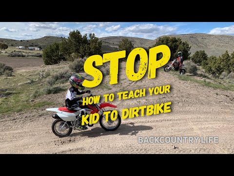 How to teach your kid to dirt bike
