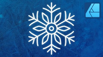 How to Draw a Snowflake in Affinity Designer (Using Symbols)