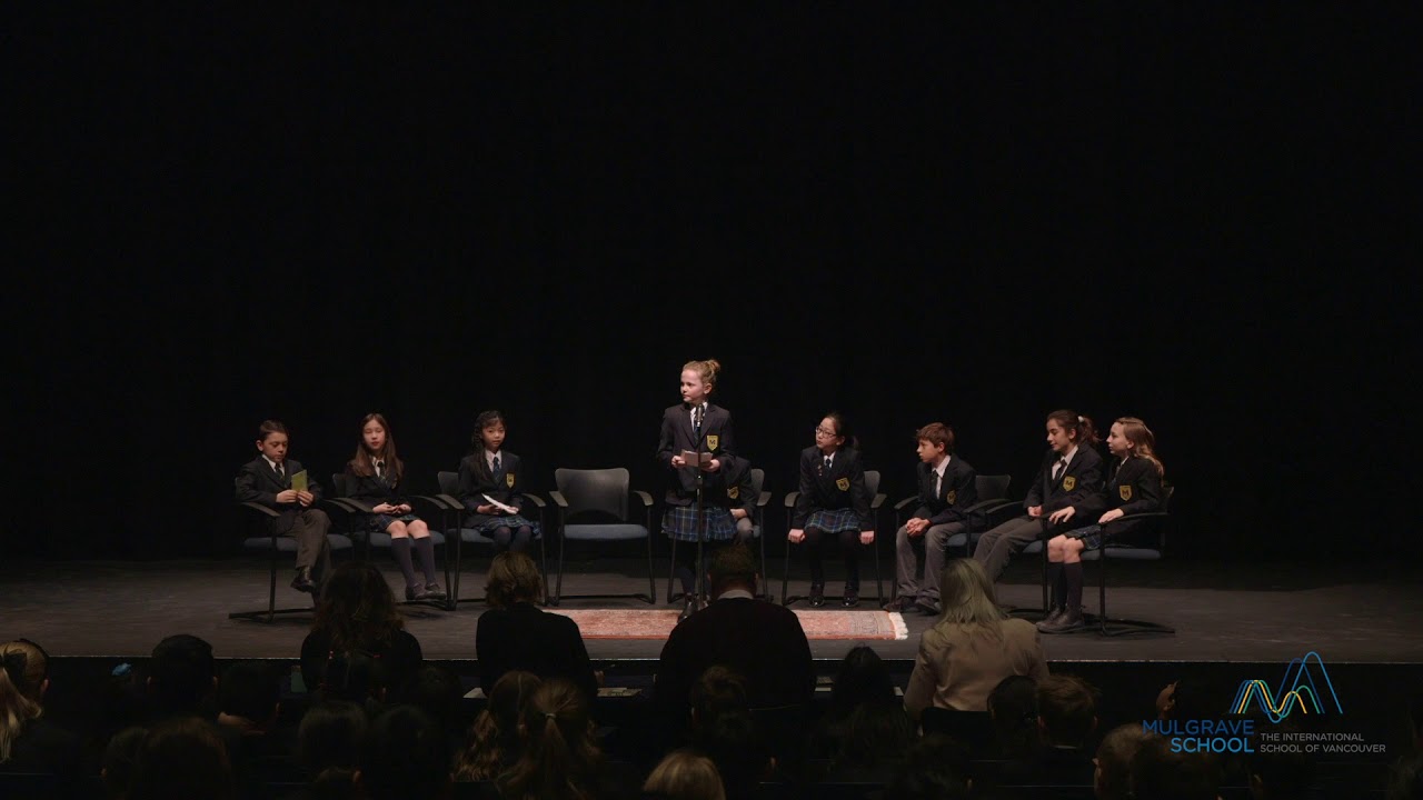 Junior Assembly: Public Speaking Competition