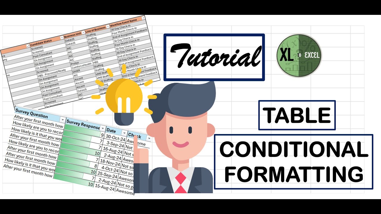Excel Tutorial | Conditional Formatting for Beginners | Table | Data ...