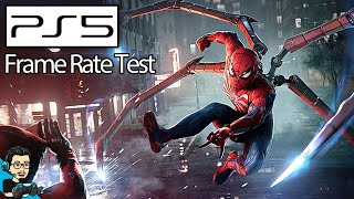 Spiderman 2 - PS5 Framerate Test