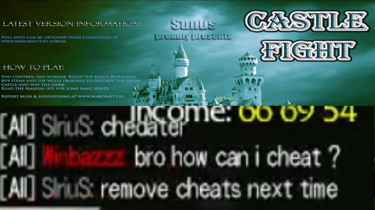 They accused me of Cheating - Ranked Castle Fight 1v3 Warcraft 3