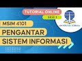 Pengantar sistem infomasi tuton sesi 1 tutorial online universitas terbuka msim4101  ekma4434
