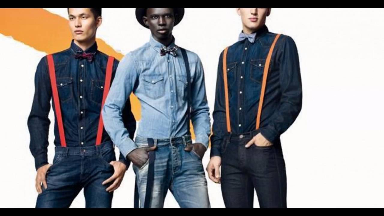 Outfits con tirantes hombres - YouTube