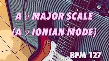Ab IONIAN (Ab MAJOR SCALE)  BACKING JAM TRACK