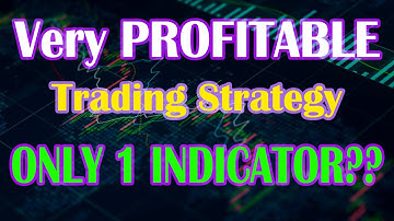 Very PROFITABLE Trading Strategy with Only 1 Indicator?? Strategy Testing!