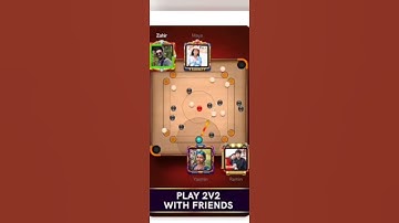 carrom disc pool new update version 2vs2 अब best friend को invite करो और game khelo😵#shorts