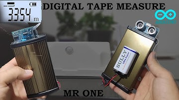 make digital tape measure at home with arduino #diy