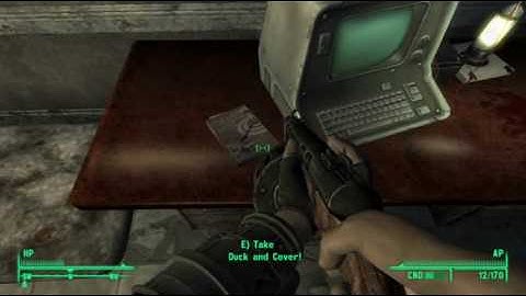 Fallout 3: Explosives Book Location - Springvale Elementary School