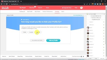 How To Hide and Delete Your Shaadi.com Profile
