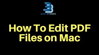 How to Edit PDF Files on Mac