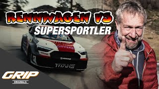 Rennwagen vs. Supersportler 🔥 - Lamborghini Huracan Evo, Pantera RX6 I GRIP Originals