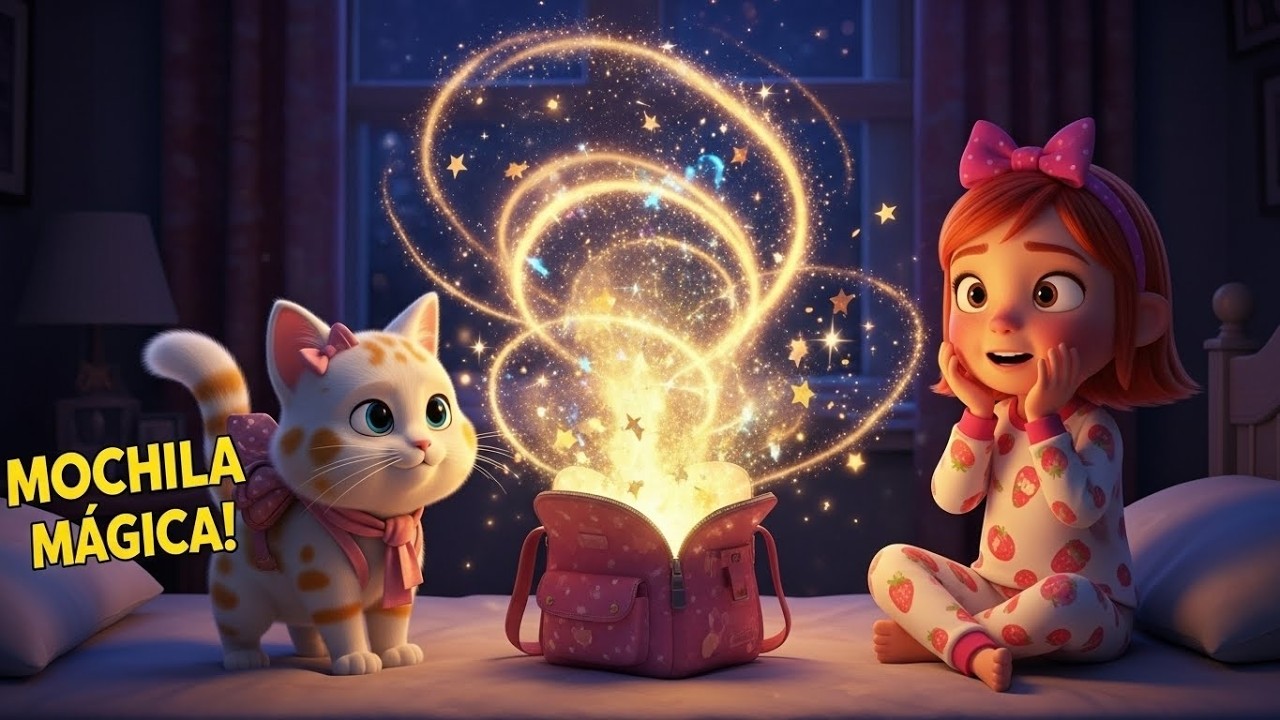 a mochila mágica da gatinha suri vídeo infantil