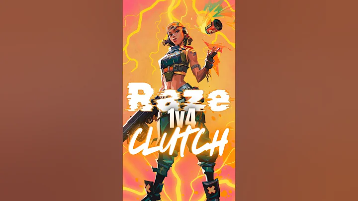 Raze 1v4 Clutch #shorts