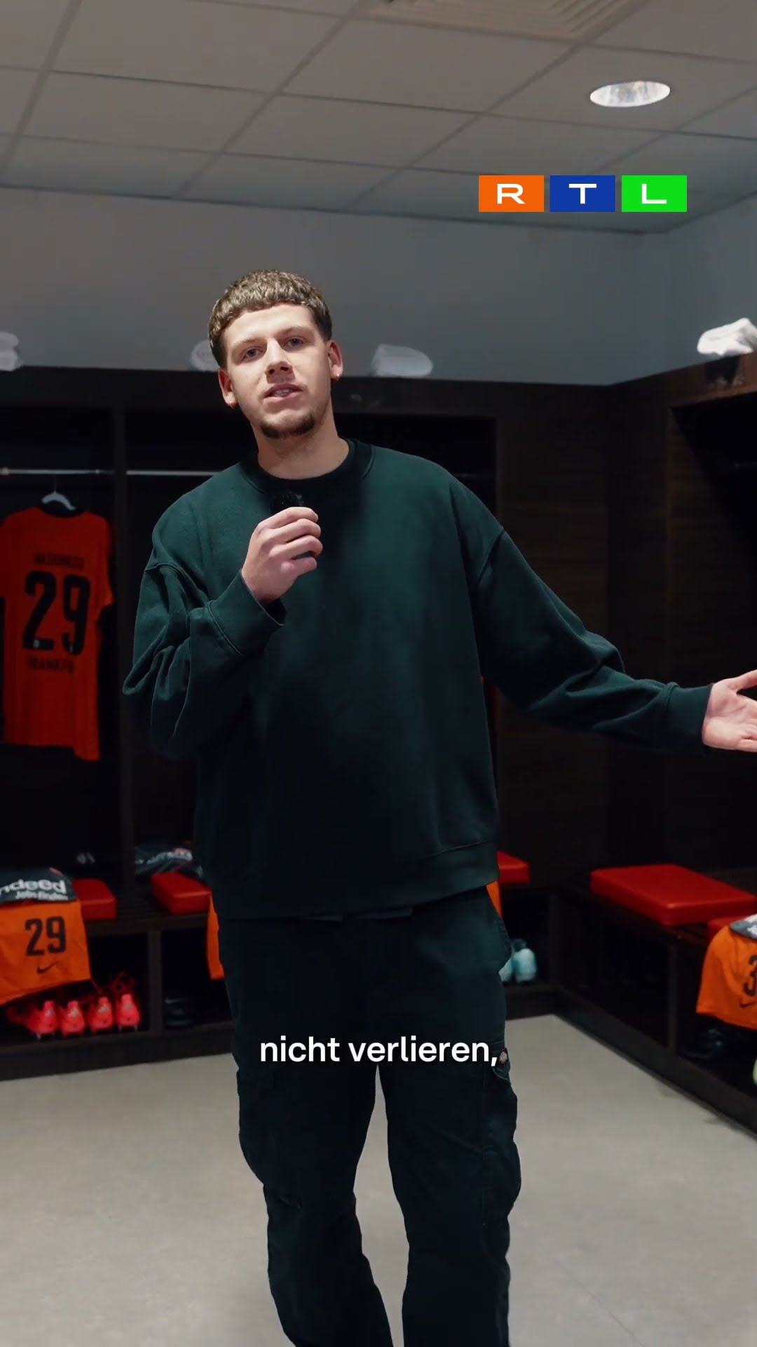 Ein kleiner Einblick in die Kabine von Eintracht Frankfurt vor dem Europa League Kracher!?