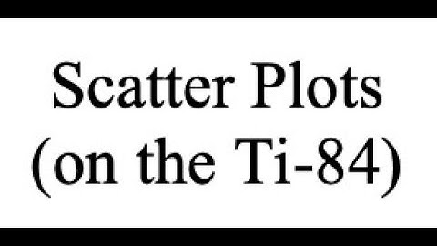 Algebra 2: 2.5b-Scatter Plots