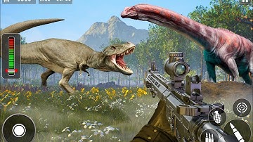 Wild Dino Hunting Gun Games 3d ( by JazzVA gamers - Shooting Games ) Android Gameplay part - 6