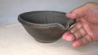 畠田光枝の薪窯の焼締めの「すりばち」です。 | 陶器販売の濫觴