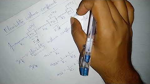 Flexibility influence coefficients