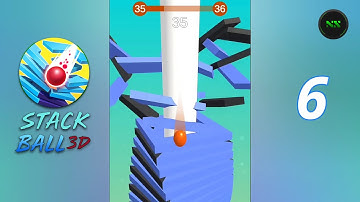 Stack Ball Gameplay Walkthrough Part-6 Levels 36-40