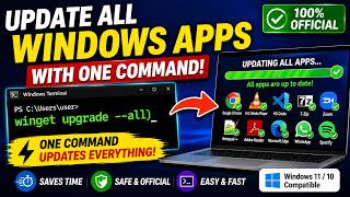 Update All Windows Apps with One Command! | Winget Upgrade --all | Windows 11/10 screenshot 3