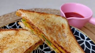 Breakfast Recipe with Bread And Besan/ Bread Besan Sandwich