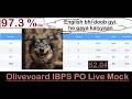 Olivevoard IBPS PO Live Mock 4-6 April || Attempting Live ✍️ ||