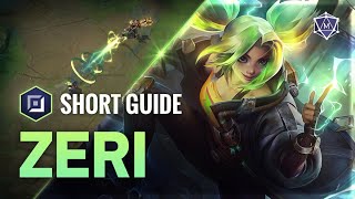 How to Play Zeri ADC in Season 12 | Mobalytics Short Guides