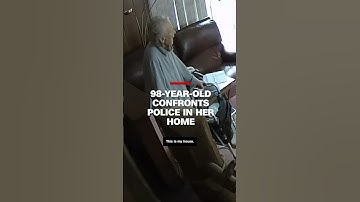 98-year-old woman confronts police raiding her home