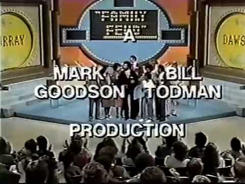 Family Feud close (Richard's large family), 1980 Family Feud close (Richard's large family), 1980