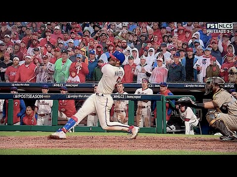 All angles of Bryce Harper's homer that sends the Phillies to the World  Series!! 