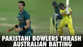 Pakistani Bowlers Thrash Australian Batting | PAK vs AUS | PCB | MA2E