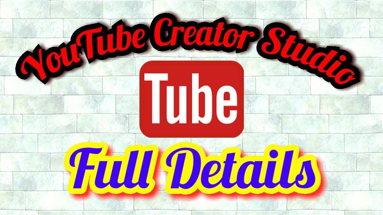 YouTube creator studio apps full details Bangla Tutorial