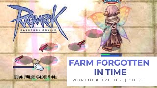 iRO Ragnarok Online Farm Forgotten in Time Quest Warlock Solo Boss Meow MVP Blue Pitaya Card Drop