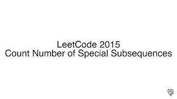 LeetCode 2015: Count Number of Special Subsequences