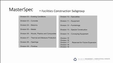 Outline Construction Specs